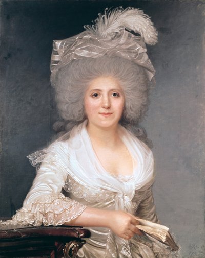 Porträt von Madame Jeanne-Louise-Henriette Campan (1752-1822) 1786 von Joseph Boze